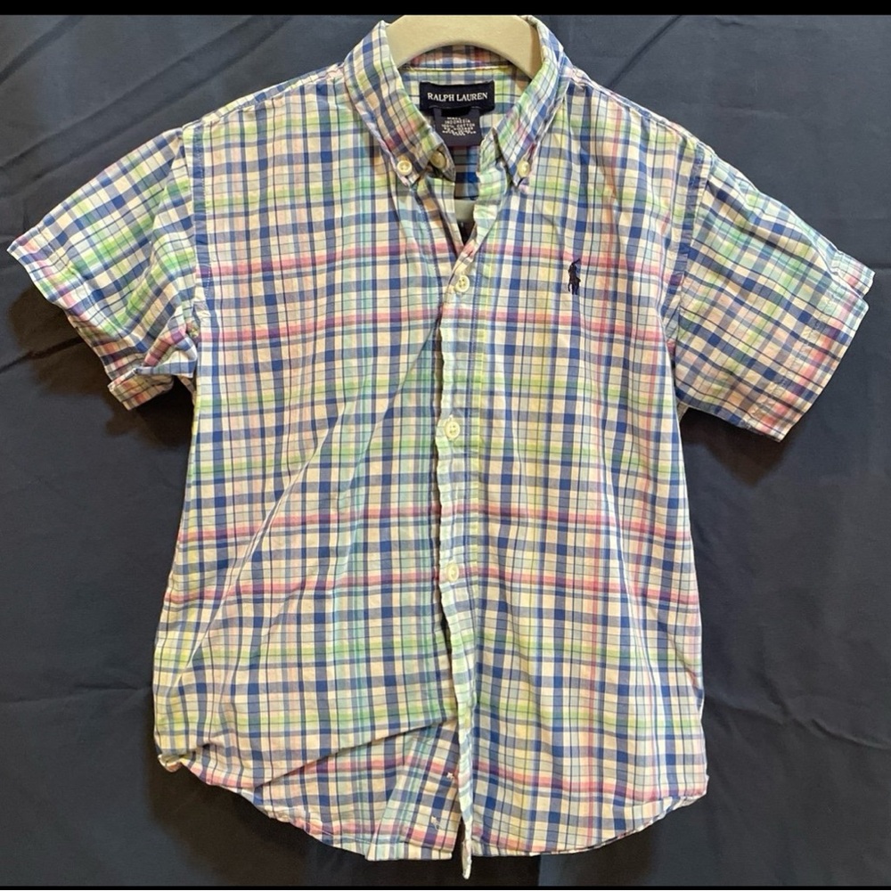 Ralph Lauren Men's Colorful Checkered Shirt